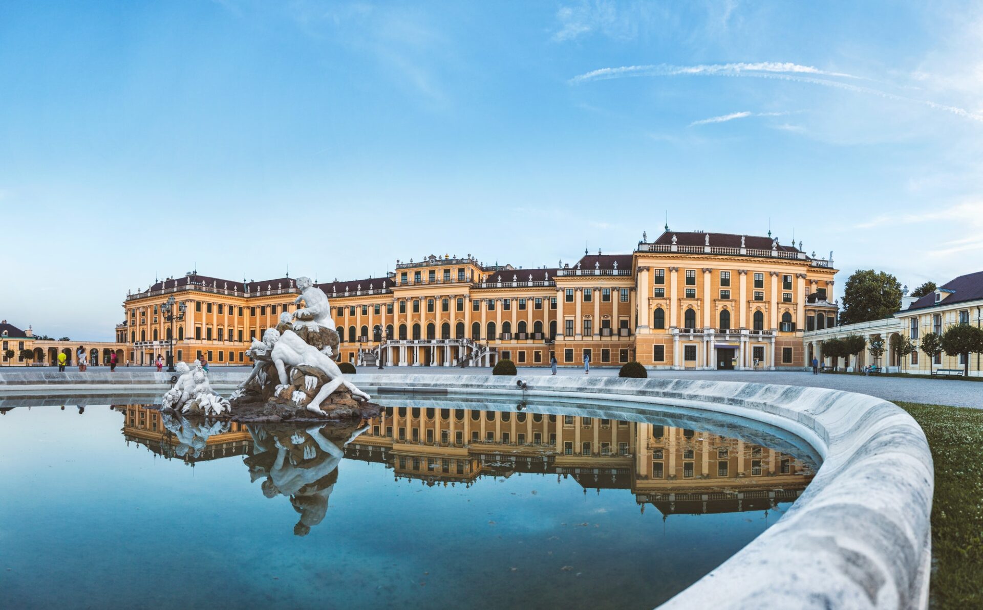 Schonbrunn palace in Vienna, Austria